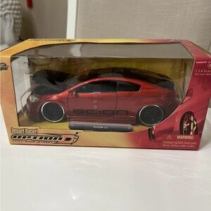 NEW Jada Toys - Red SCION tC Import Racer Option D - 1:24 Die Cast, Sealed